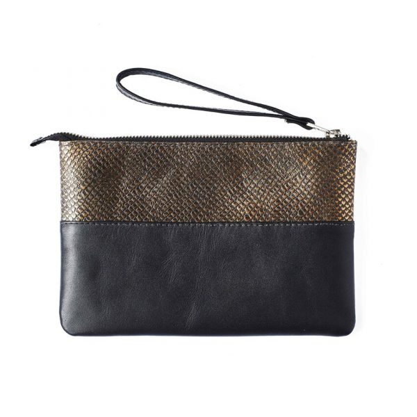 clutch bronce reptil posterior