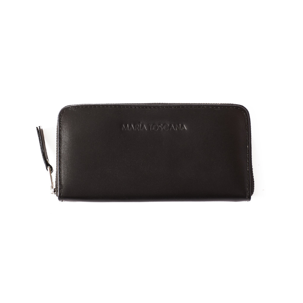 billetera siena negro frontal